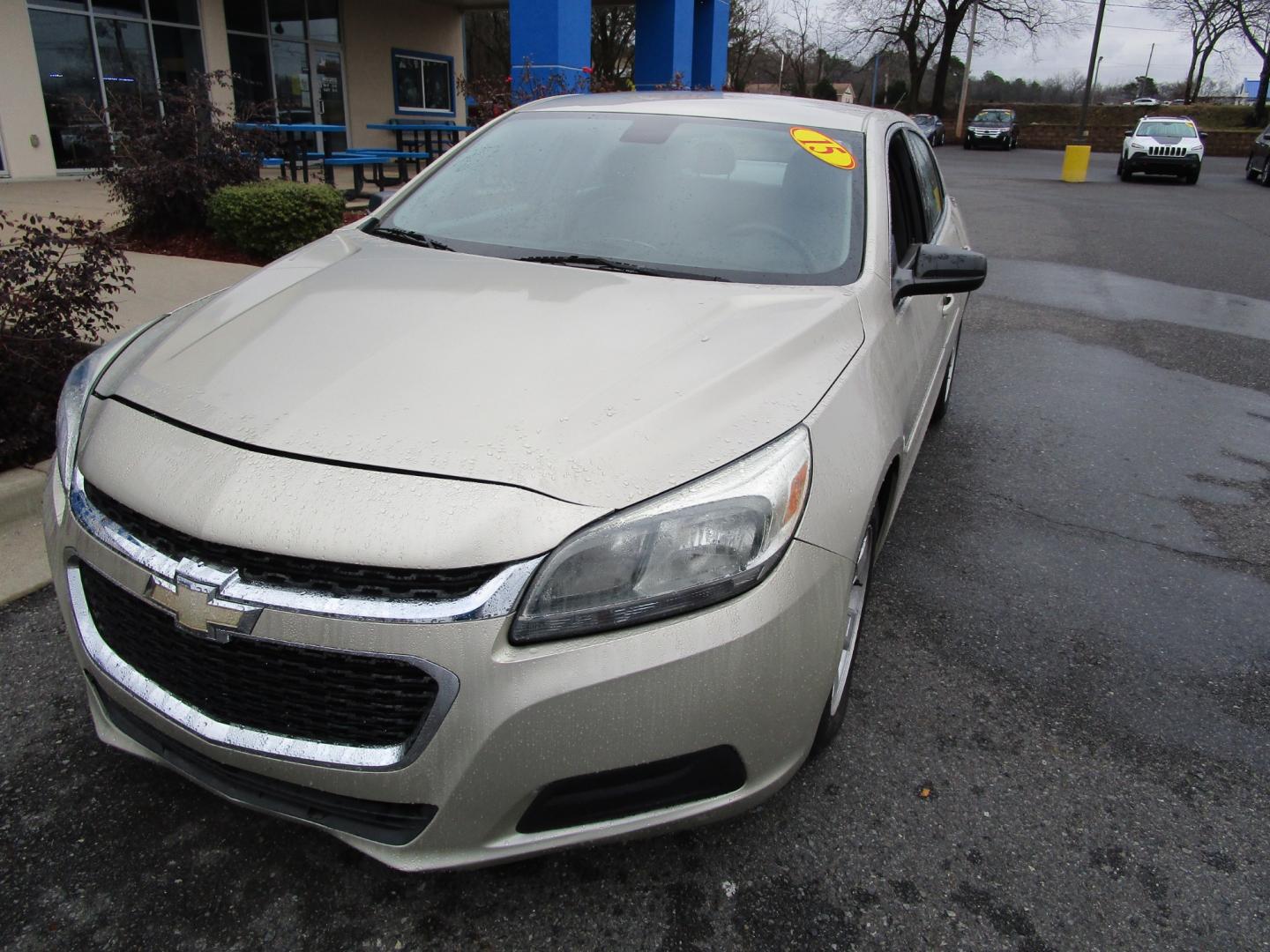 2015 TAN Chevrolet Malibu LS (1G11B5SL1FF) with an 2.5L L4 DOHC 16V engine, 6-Speed Automatic transmission, located at 1814 Albert Pike Road, Hot Springs, AR, 71913, (501) 623-1717, 34.494228, -93.094070 - Photo#1